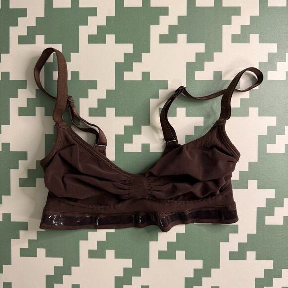 SKIMS Seamless Sculpting Bra Cocoa Brown Size Small Excellent Condition - Picture 4 of 6